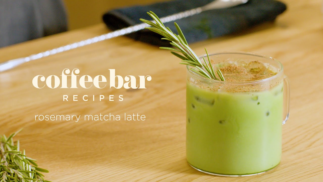 CoffeeBar Recipes: Rosemary Matcha Latte