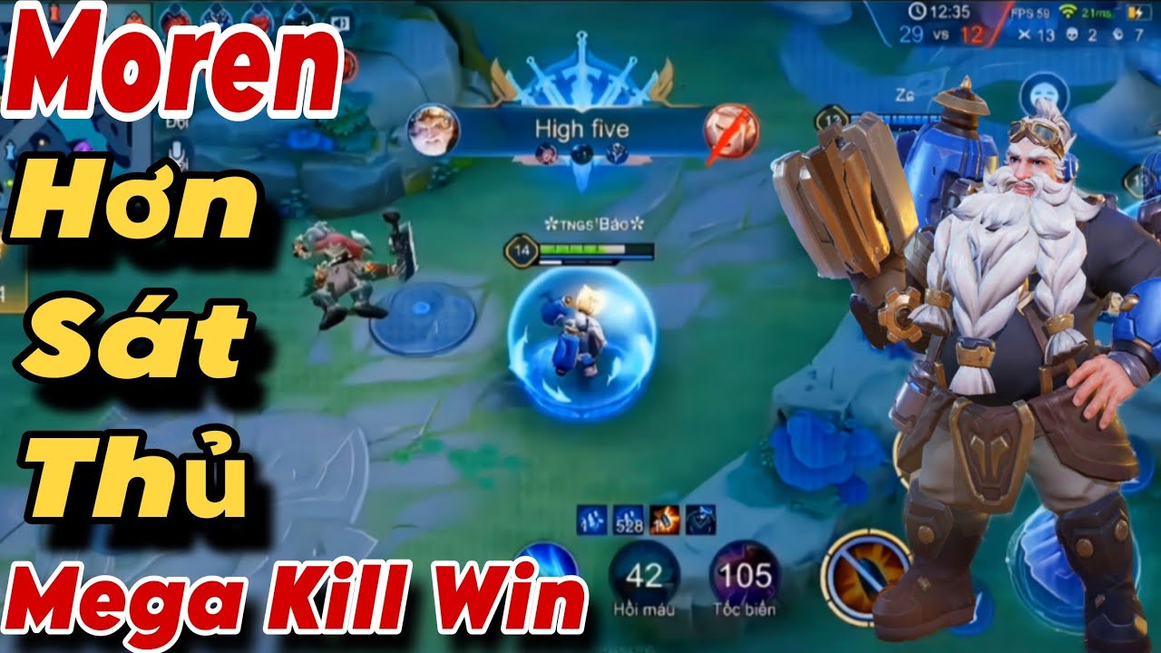 Moren Sốc Dame Một Viên Bay Màu Lấy Luôn High five Moren Khiến Bạn Bốc Hơi Không Kịp Ngáp