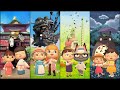 ACNH Ghibli Recreate - Compilation | Relaxing Ghibli Music | 动物森友会