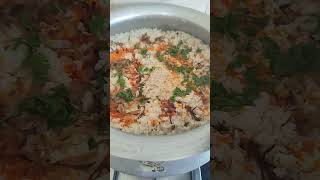 Today's lunch,, chicken ,pulo ,aama,😋😋