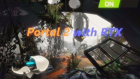 The first part of Portal 2 but RTX is on | P2 RTX Showcase