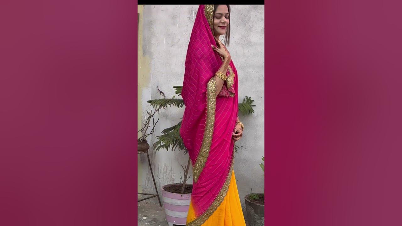 chappal on saree