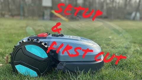 Yardcare Robot Lawnmower Setup