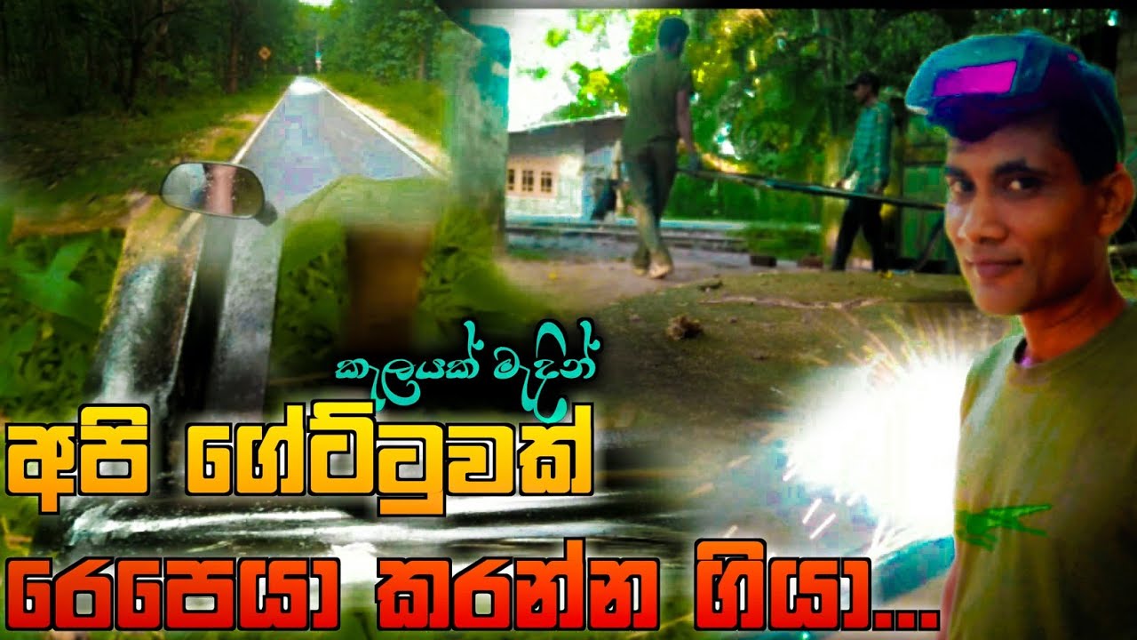 අපි ගේට්ටුවක් රෙපෙය කරන්න ගියා Repairing a Gate | Beauty of the Countryside