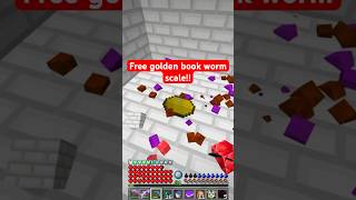 Golden book worm scale! #minecraft #gaming #rlcraft #rlcraftdregora #rlcraftminecraft