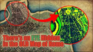 There's an Eye Hidden in the Old Map of Rome