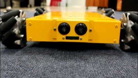 4WD MECANUM WHEEL MOBILE ROBOT SIDE WAY MOVING 1