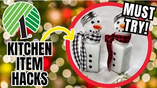 I Made GENIUS Christmas DIY Crafts Using Dollar Tree KITCHEN ITEMS!