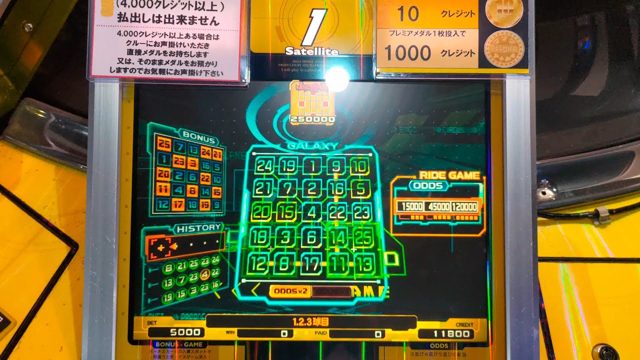 ビンゴギャラクシー 5000枚ライド vol.101