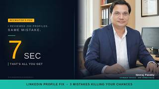 I Reviewed 200 LinkedIn Profiles. These 3 Mistakes Are Making You Invisible to RecruitersIndia 2026