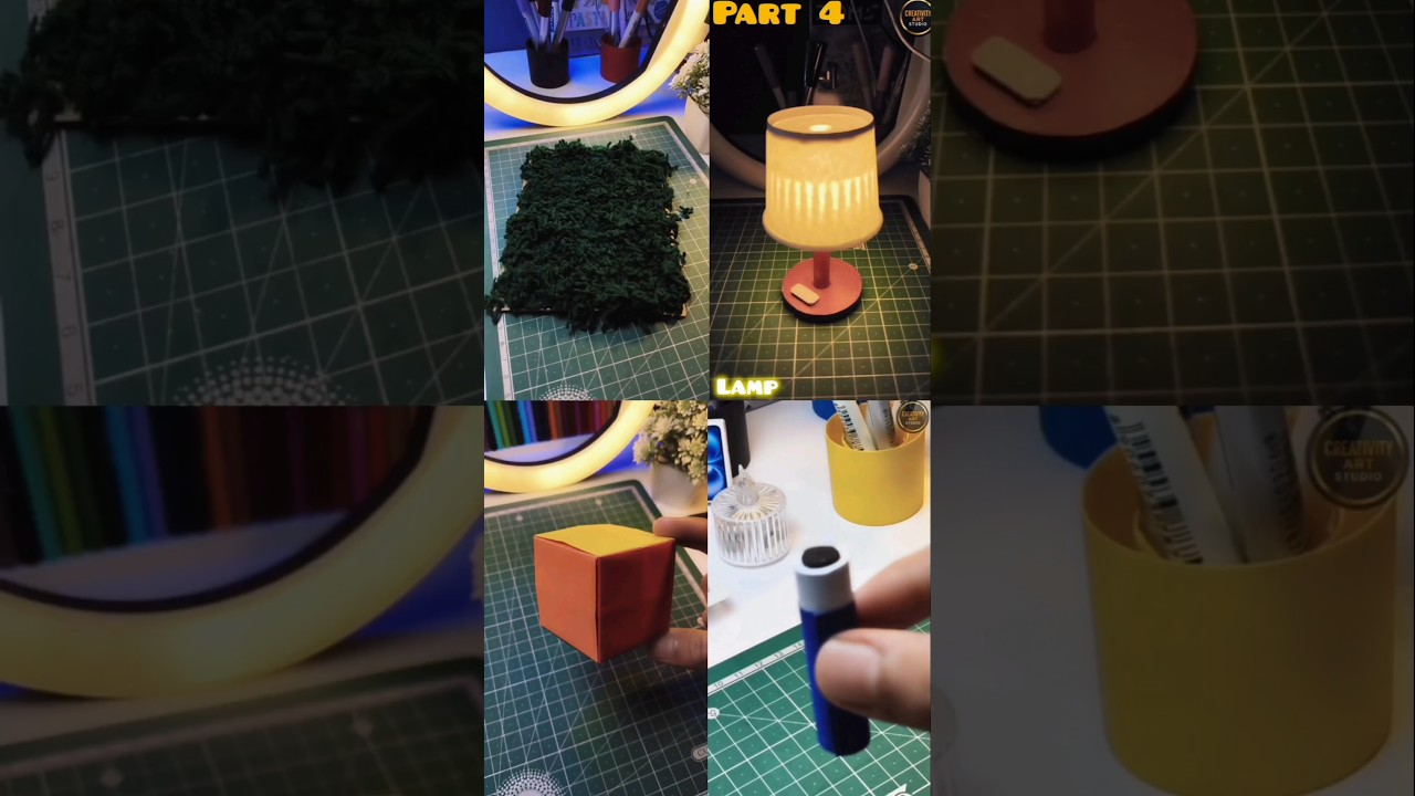 4 Amazing DIY Crafts in 1 Video 😍 | Graph, Night Lamp, Cube & Mini Stamp