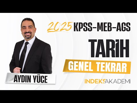 AGS/KPSS - Tarih Genel Tekrar 10 - Osmanlı Dağılma Dönemi - I - Aydın YÜCE