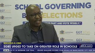 SGBs urged to take on greater role in schools