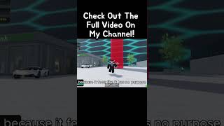 Why I Don't Like "Zone 15: Grand Heist" #roblox #fyp #shorts