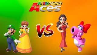 Mario Tennis Aces: Luaisy vs. Red Ribbon Pals
