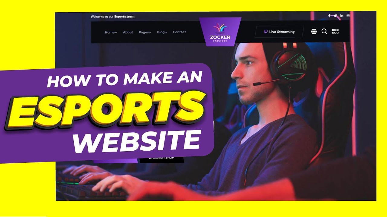 How To Make An Esports Website