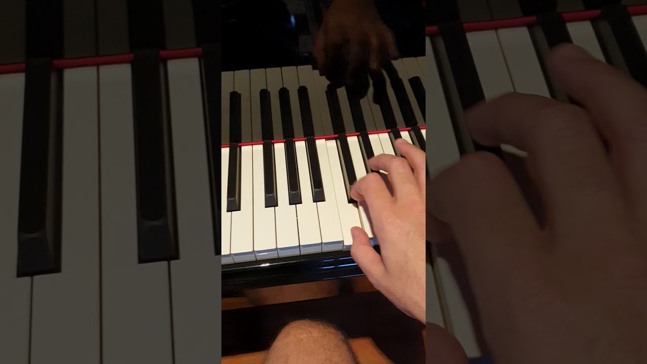 E Flat major or D sharp major scale piano hands separate