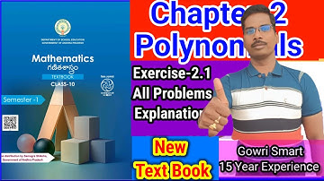 10th Class Maths New Syllabus|| Chapter-2|| Polynomials|| Exercise 2.1|| Must Watch Video || #viral