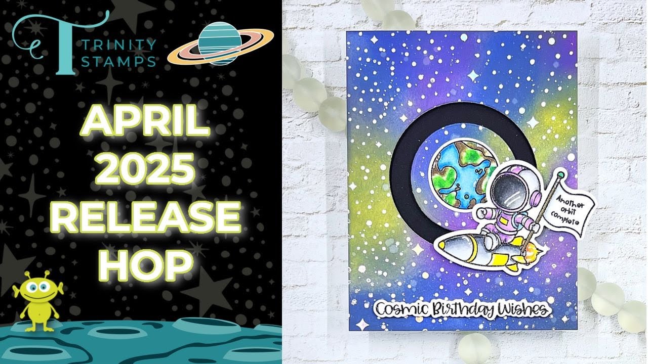 Trinity Stamps New Release! + Easy Galaxy Background & Interactive Slider!