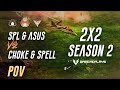 spl & asus vs CHoK^E & Spell bo9! 2v2 gamereplays season 2! Generals Zero Hour