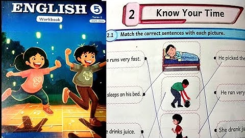 5th standard English Workbook term1 unit2 know your time 2025-26 @illanthendral7