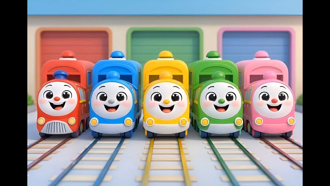 Learn Colors with Toy Train 🚂 |  Preschool Learning for Kids
