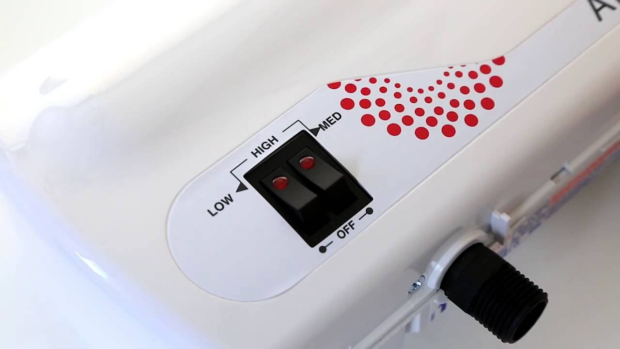 Обзор Водонагреватель ATMOR Basic 5000 Универсал (душ + кран) - YouTube