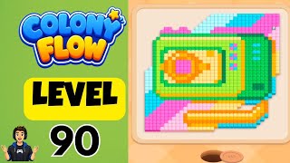 Colony flow Level 90 Full Walkthrough Solution