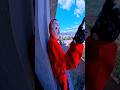 Rooftop Chase Parkour POV #parkour #rooftoprunning  #shorts