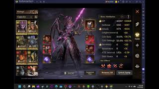 [Fey Corridor 300] i used [Accuracy Up OR Resistance Up Pet]. Included Stats for heroes from 1 to300