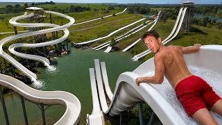 Testing Every Slide At Illegal Backyard Waterpark