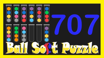 Ball Sort Puzzle Level 707