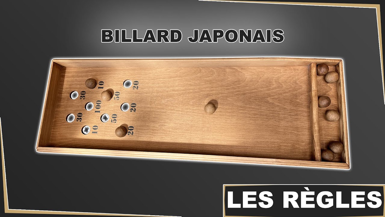 Billard japonais à queue, jeu en bois 100% français · Alortujou