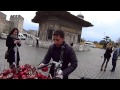 Squeezing Fresh Pomegranate Juice In Istanbul Turkey 