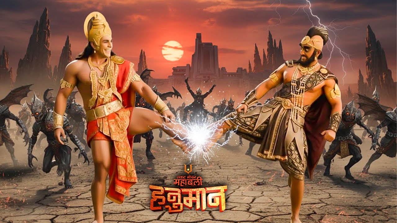देखिए कैसे हनुमान जी पर काबू पाकर राक्षसी ने किया जानलेवा हमला हनुमान घायल! Mahabali Hanuman EP 400