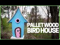 Comment fabriquer un nichoir  oiseaux en bois de palettes  nichoir en bois de palettes diy