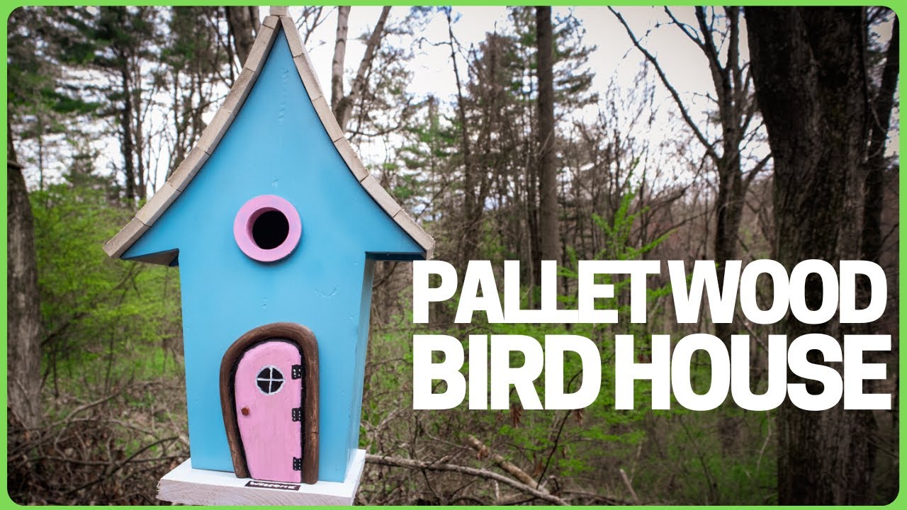 How to Make a Bird House from Pallet Wood - DIY Pallet Wood Birdhouse