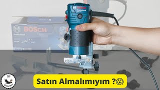 Ease Router edge / Köşe freze Bosch Professional GKF 550 Test kesimi kutu açılımı