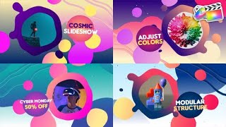 Top Apple Motion Projects: Liquid Colorful Slideshow | FCPX