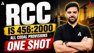 Civil Engineering RCC IS 456:2000 Codal Provisions One Shot | Civil Engineering 2026 By Rehan Sir