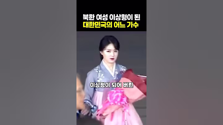 북한 여성의 이상형이 된 한국의 가수!