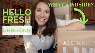 WHAT&#39;S INSIDE MY HELLO FRESH BOX | UNBOXING |