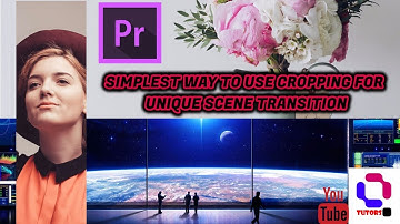 Adobe Premiere Pro Tutorial - How to use Cropping for scene transition