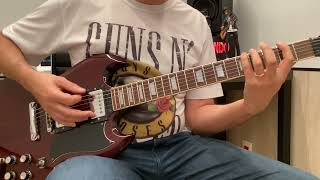 It's So Easy by Gn'R - Lead Guitar Backing Track (instrumental only) [I play Izzy’s guitar]