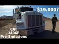 Super-Cheap Semi Truck test drive w/Stu! 1997 Kenworth t800 (18 speed) CAT 3406E