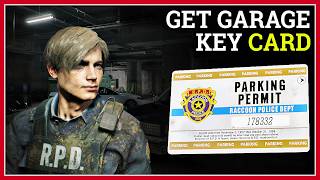 Obtain the Parking Garage Key Card RESIDENT EVIL 2 screenshot 4