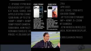 iPhone 17 Pro Max vs Xiaomi 11 Ultra 😂 #shorts #ytshorts