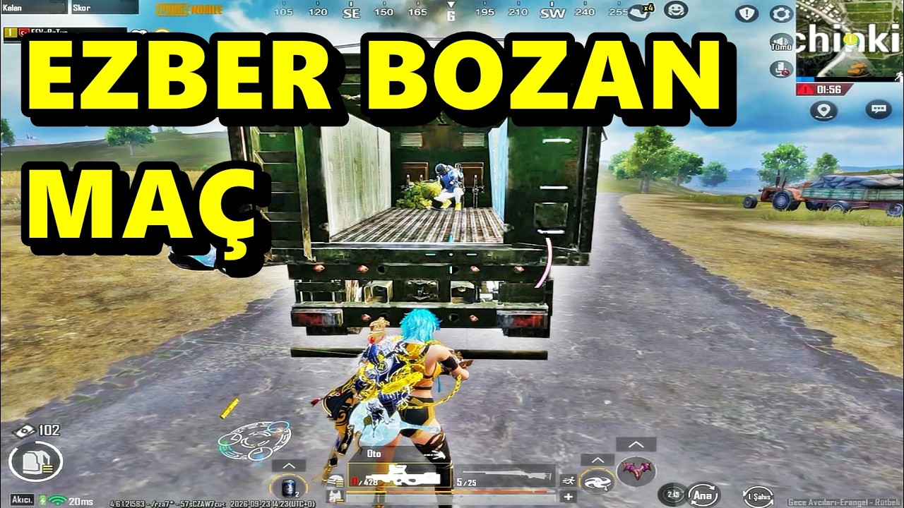 EZBER BOZAN HARİKA MAÇ ! BATUR GAME SOLO SQUAD PUBG MOBİLE