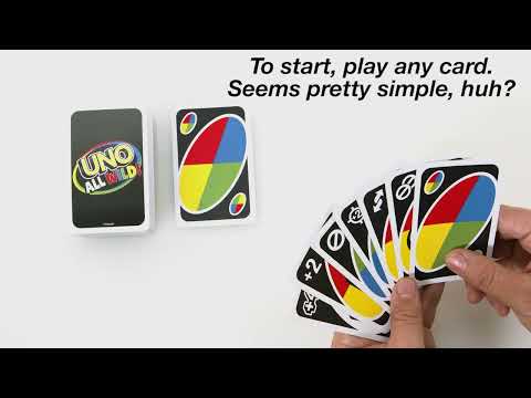 Настільна гра UNO All Wild! (Уно: Усі Шалені, Усі Дикі)!, відео 2