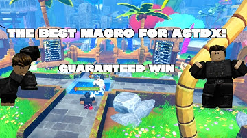 HOW TO WIN ANY MATCH SOLO IN ASTDX! (CYS MACRO)